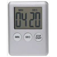 Digitale Timer kookwekker zilver